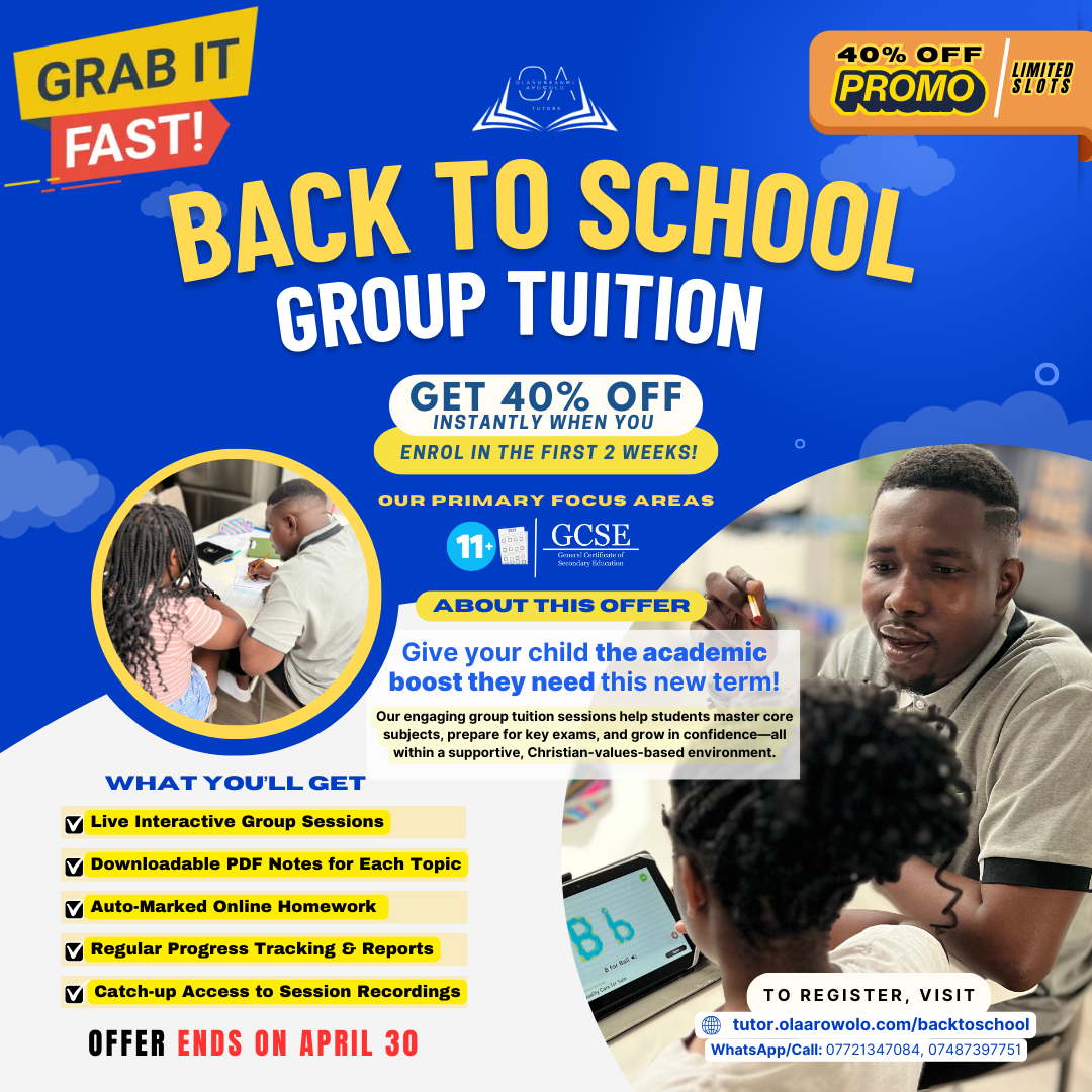 Back to School Tuition